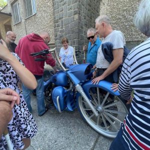 Naše soustředění navštívili motorkáři, mnozí z nás se i svezli